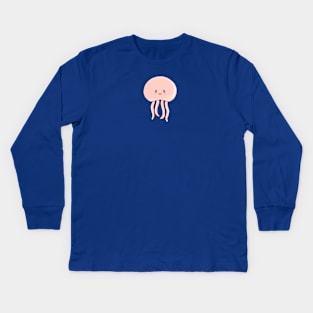 Jellyfish pink ver Kids Long Sleeve T-Shirt